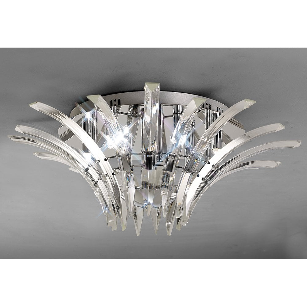 Sinclair Ceiling 6 Light Polished Chrome