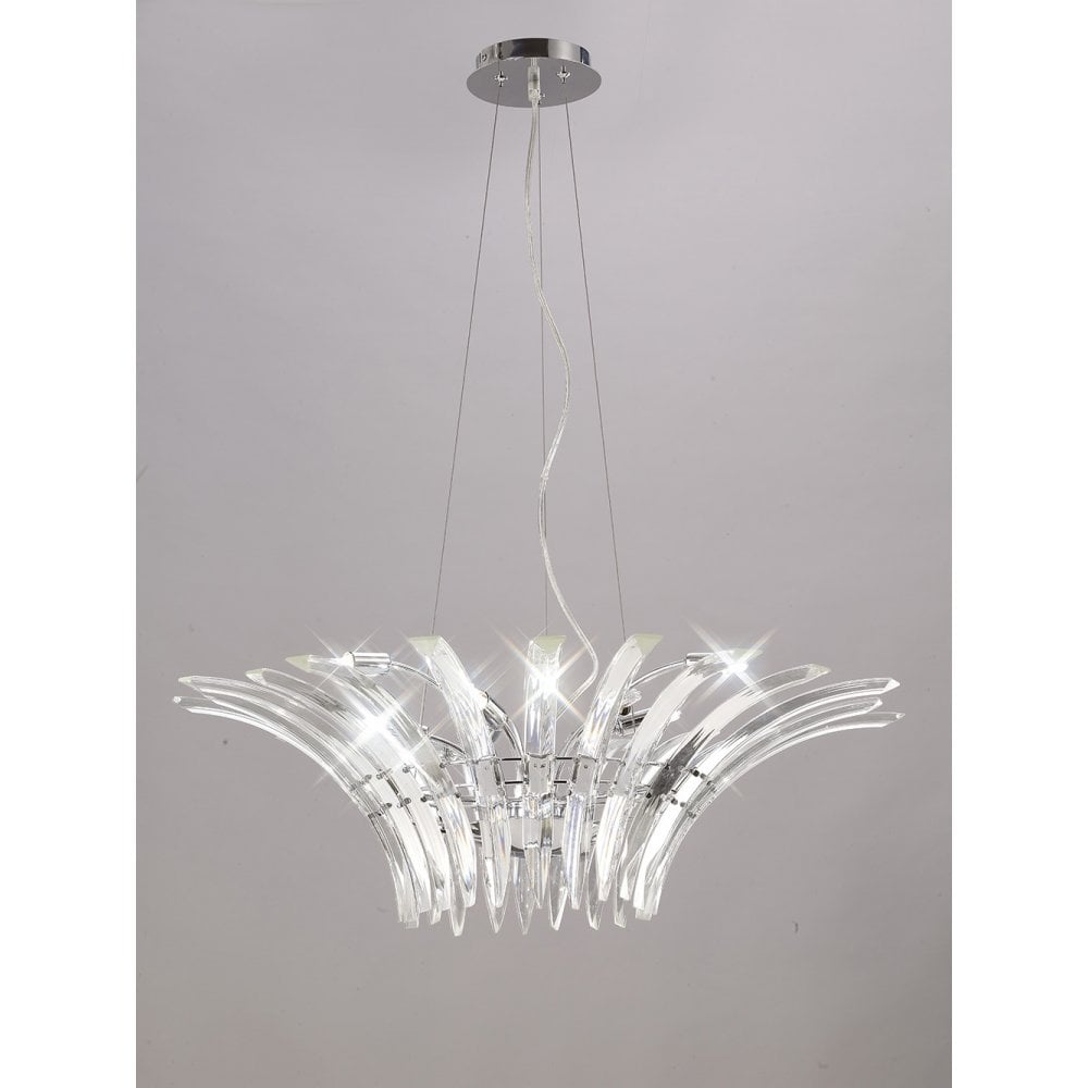 Sinclair Pendant 9 Light Polished Chrome