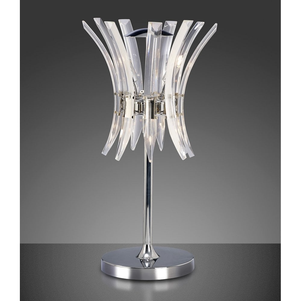 Sinclair Table Lamp 4 Light Polished Chrome