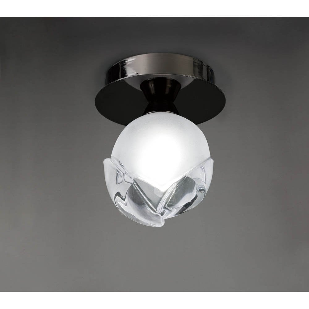 Fragma Ceiling 1 Light G9, Black Chrome