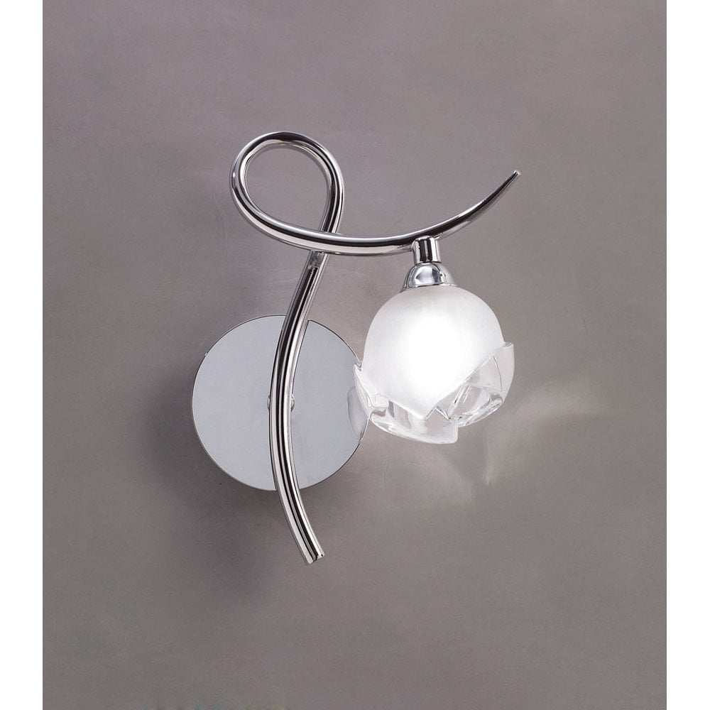 Fragma Wall Lamp Right Switched 1 Light G9, Polished Chrome