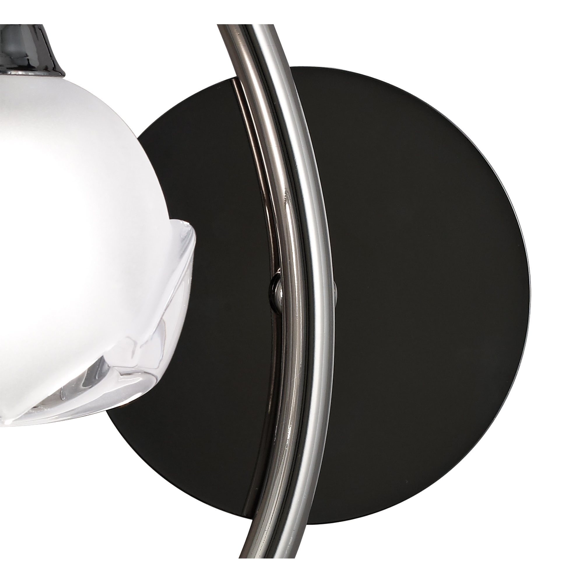 Fragma Wall Lamp Left Switched 1 Light G9, Black Chrome