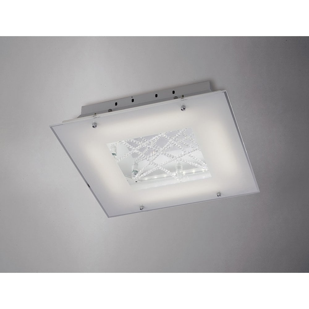 Felix Ceiling 16W LED 3600K Polished Chrome/Crystal