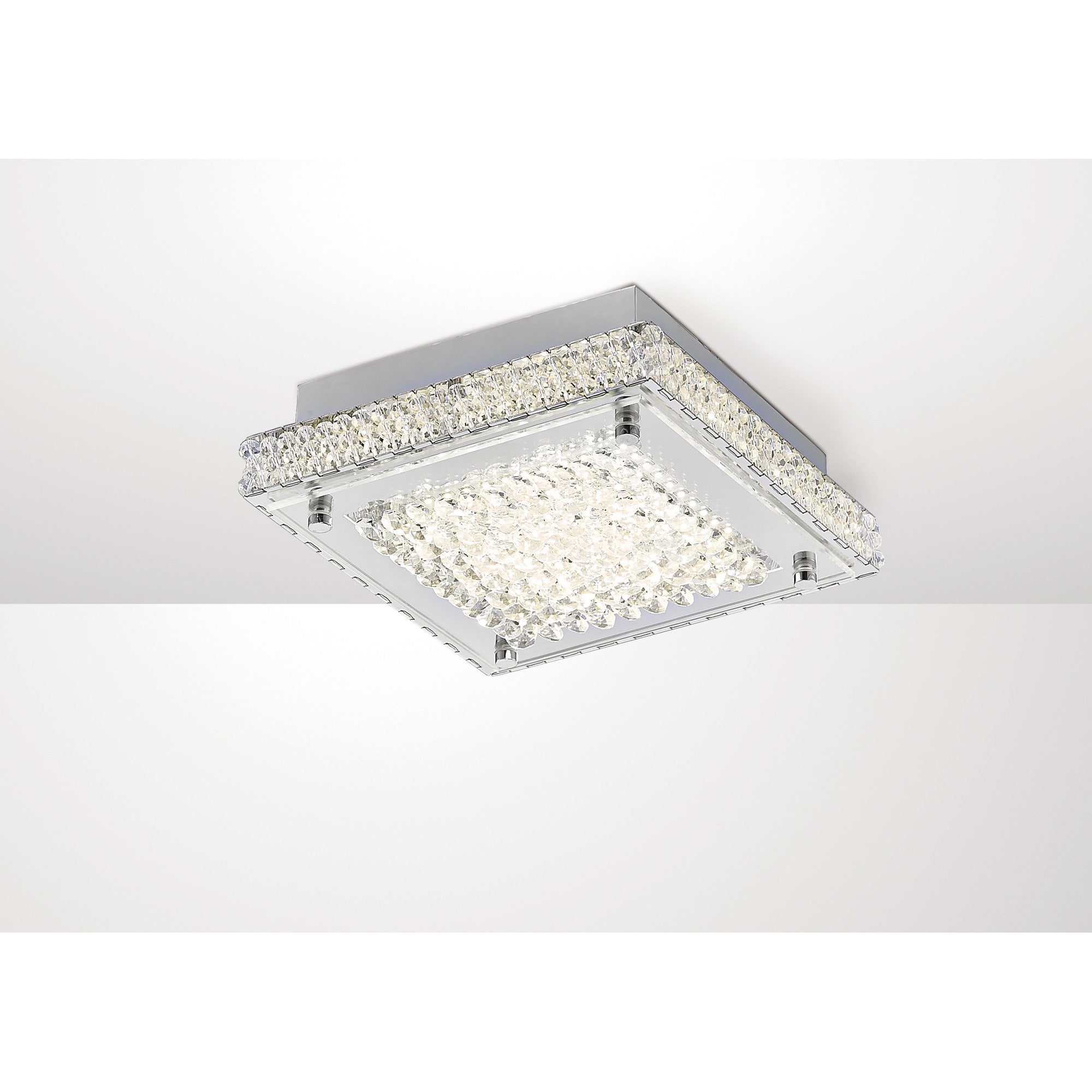 Amelia Ceiling 12W 1200lm LED 4000K Stainless Steel/Crystal