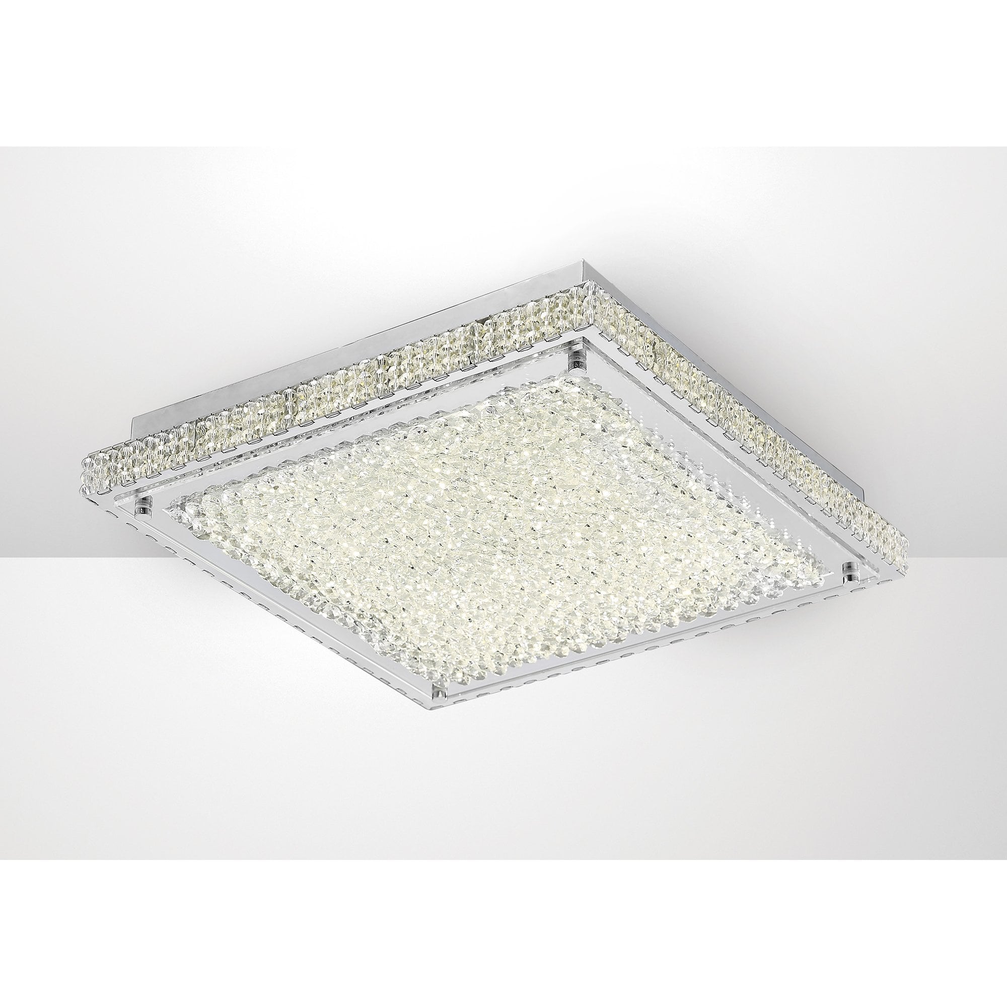 Amelia Ceiling 21W 2100lm LED 4000K Stainless Steel/Crystal