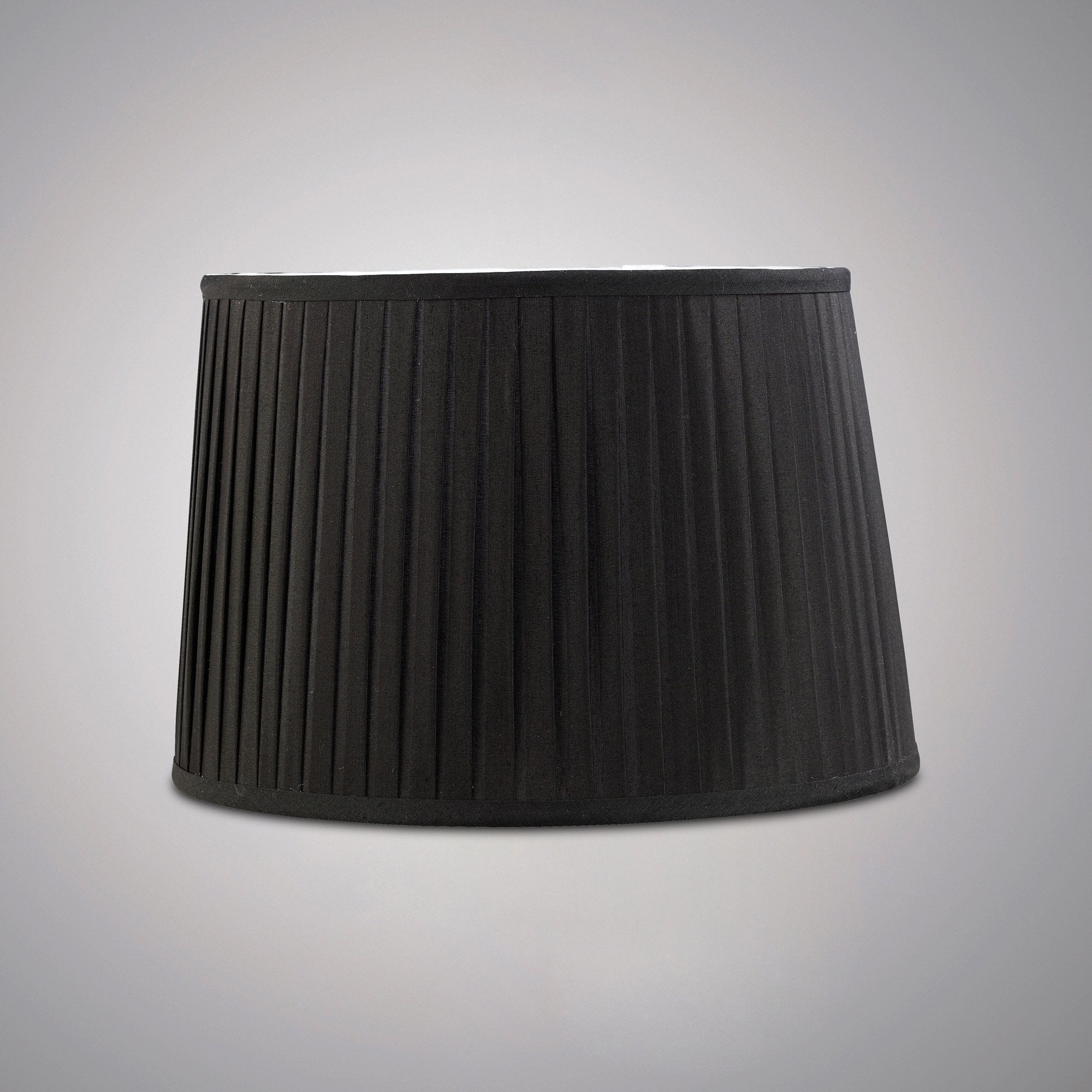 Stella Round Shade Black 350/400mm x 263mm