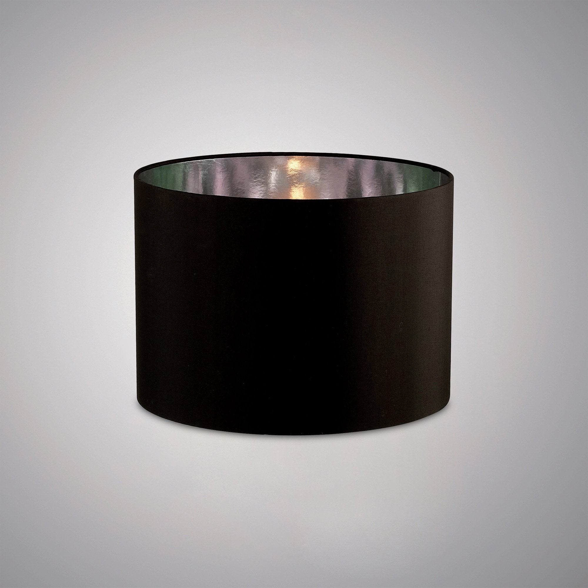 Duo Round Shade Small Black/Chrome 300mm x 220mm