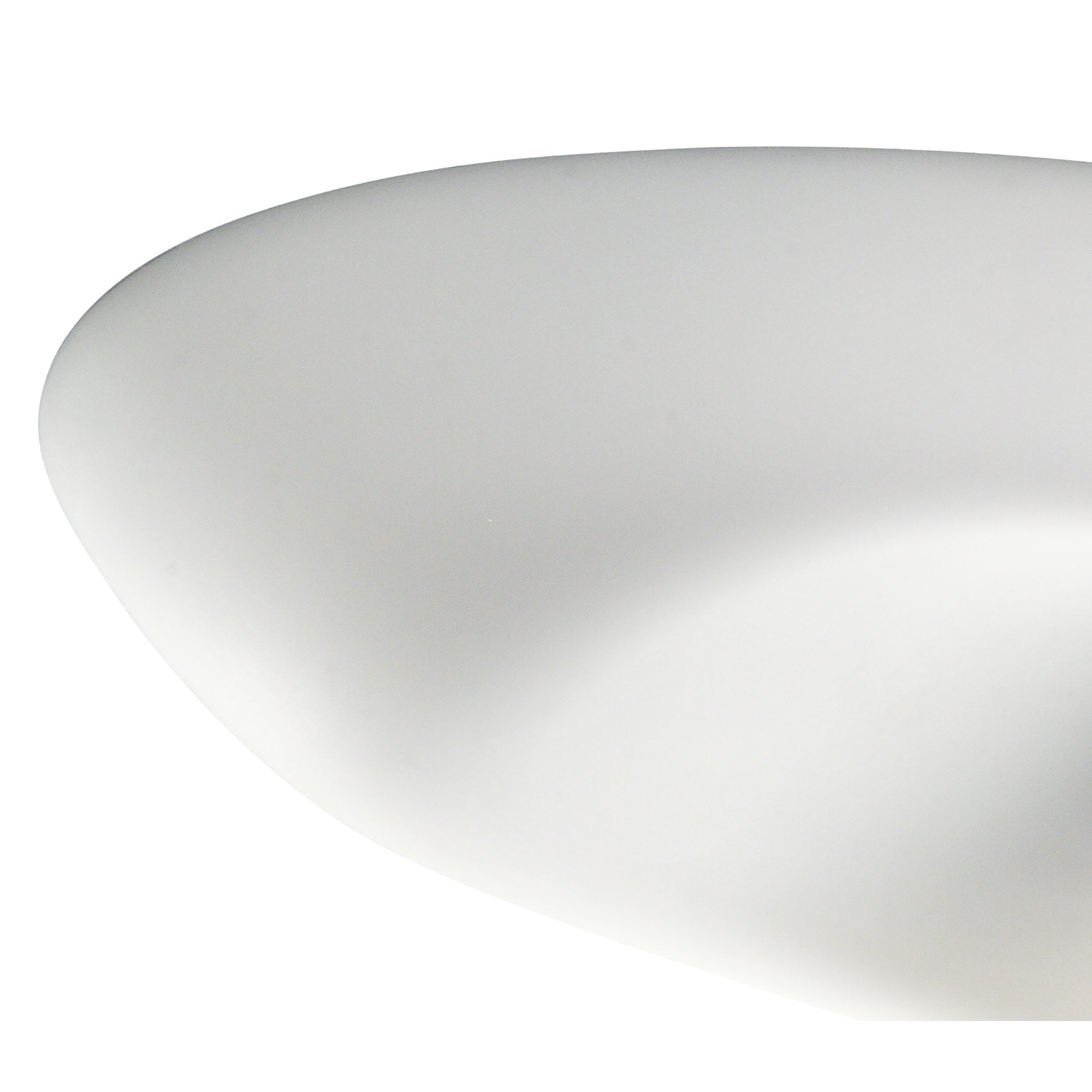 Huevo Ceiling 6 Light E27 Outdoor IP44, Polished Chrome/Opal White