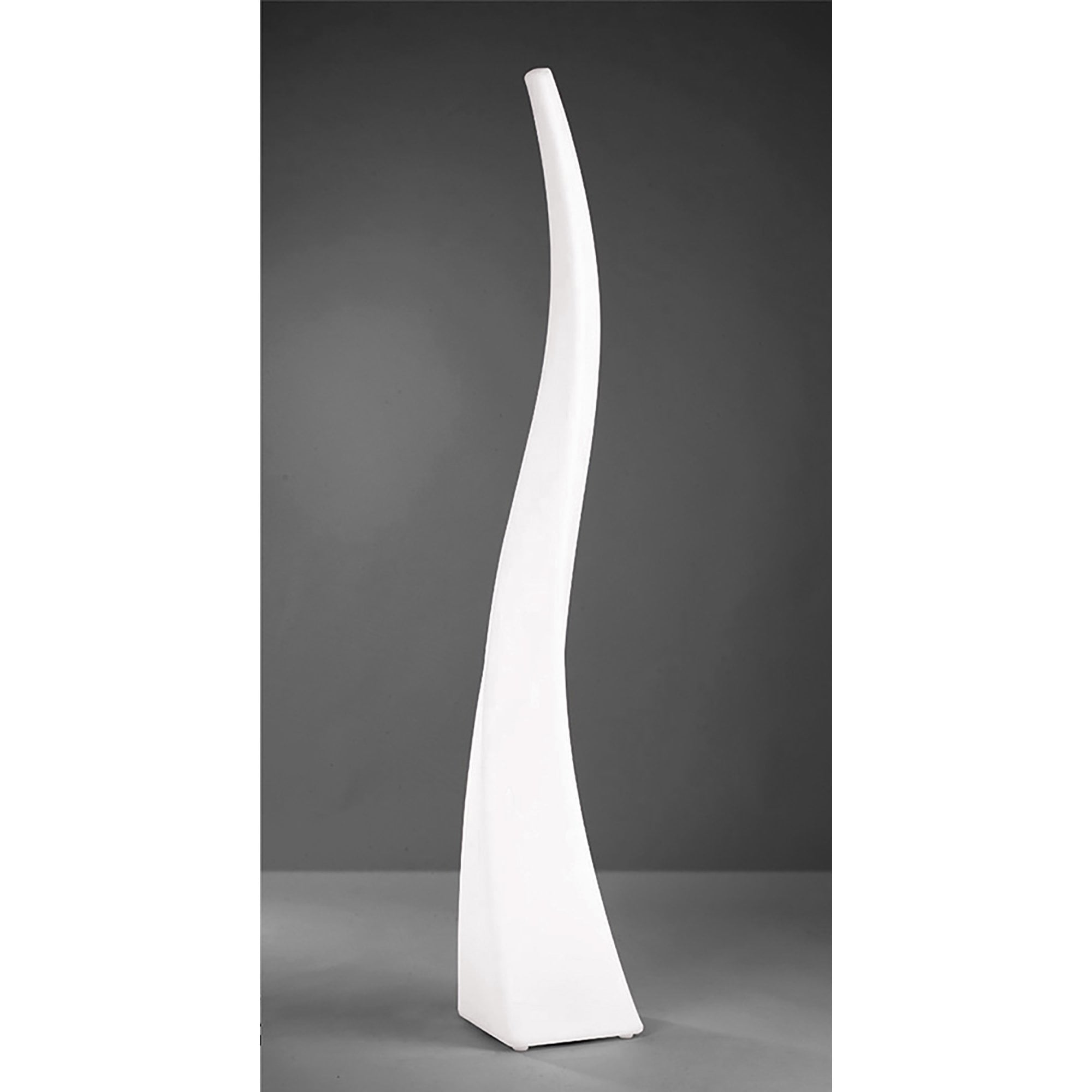 Flame Floor Lamp 4 Light E27 Outdoor IP44, Opal White