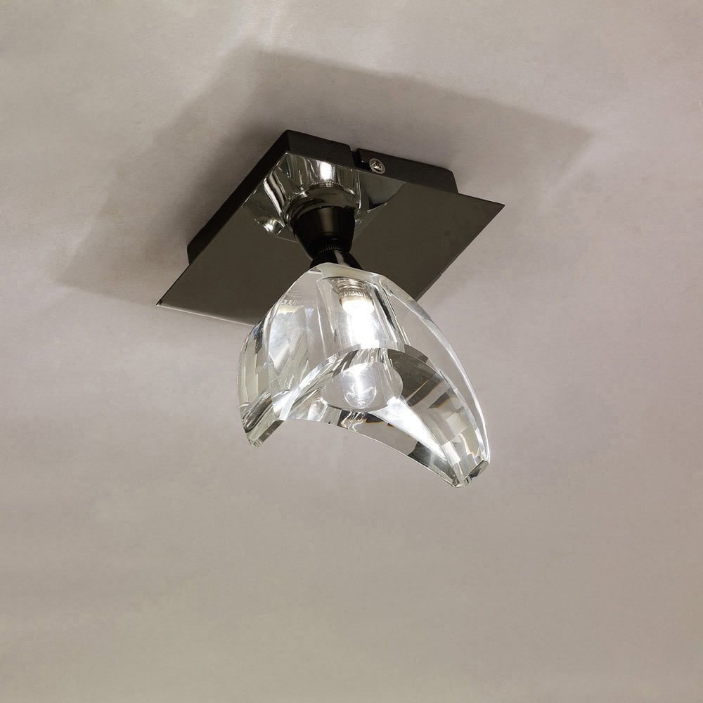 Eclipse Ceiling 1 Light G9, Black Chrome