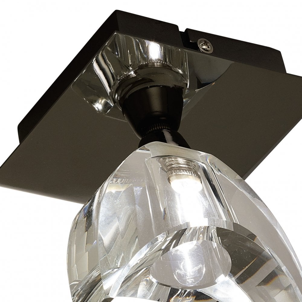 Eclipse Ceiling 1 Light G9, Black Chrome