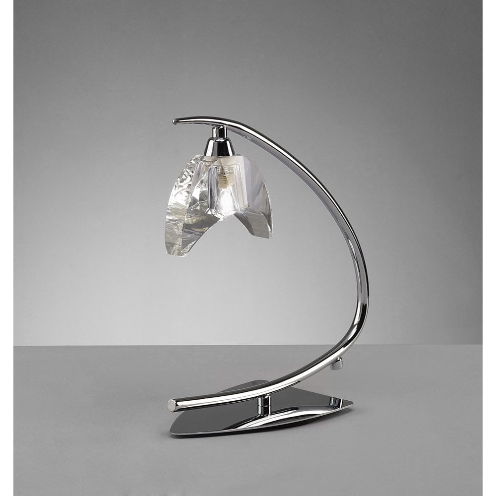 Eclipse Table Lamp 1 Light G9 Small, Polished Chrome