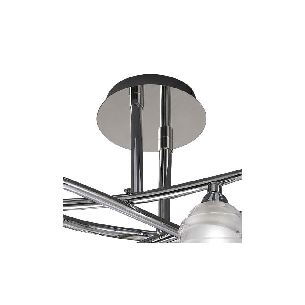 Loop Ceiling 4 Light G9 ECO, Polished Chrome