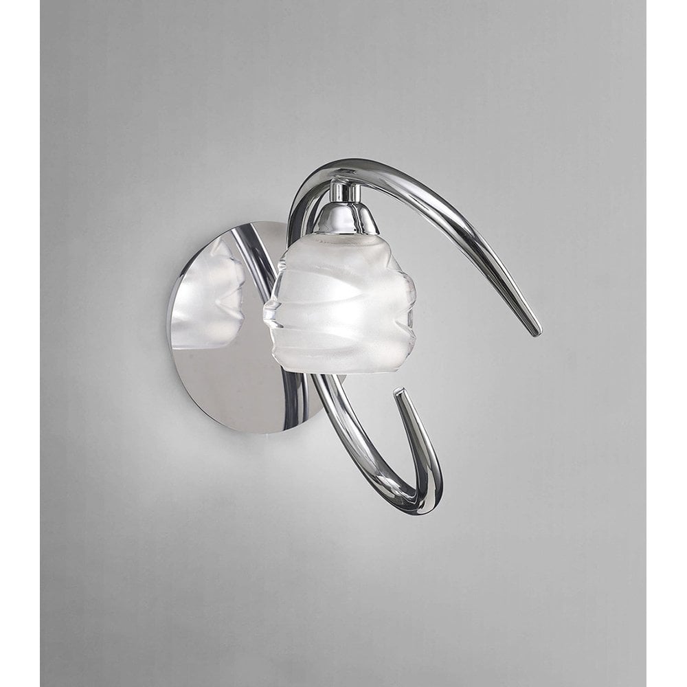 Loop Wall Lamp Switched 1 Light G9 ECO, Polished Chrome