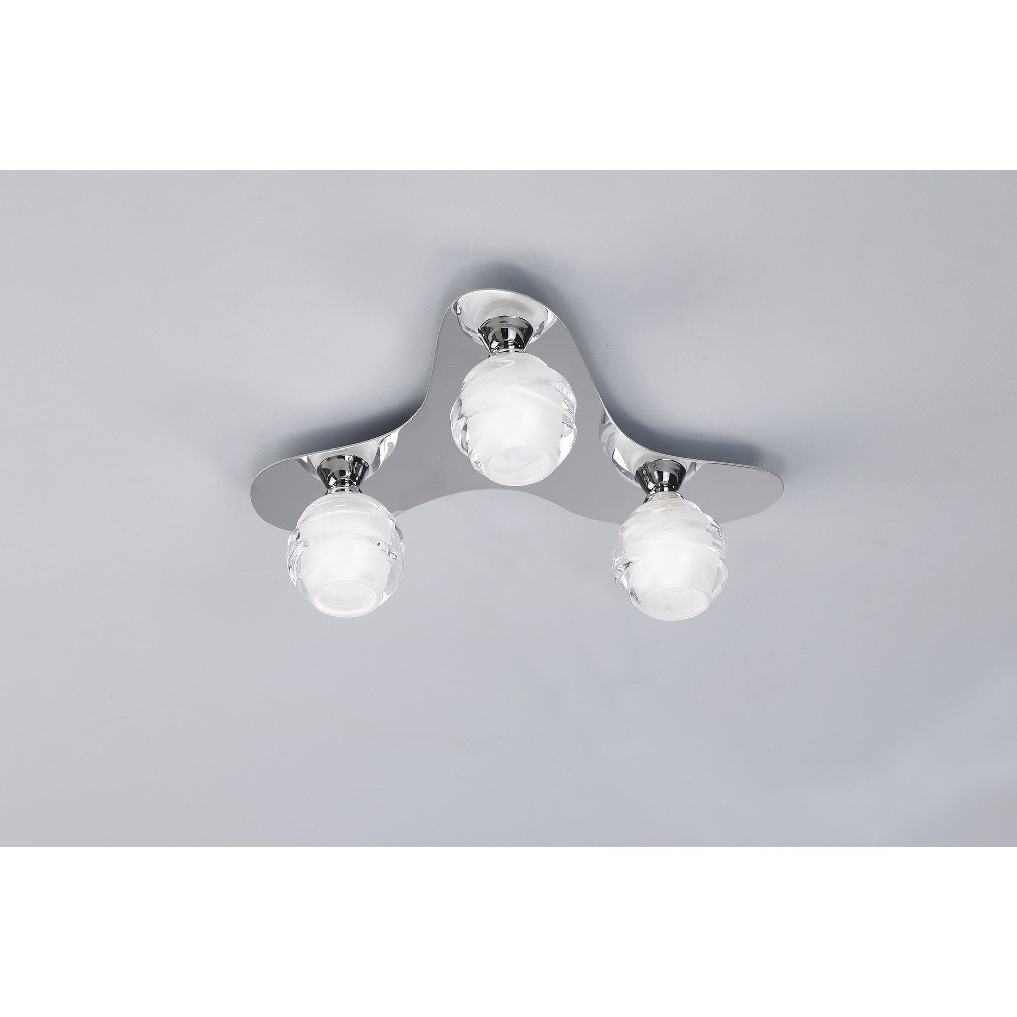 Loop Ceiling 3 Light G9 ECO, Polished Chrome