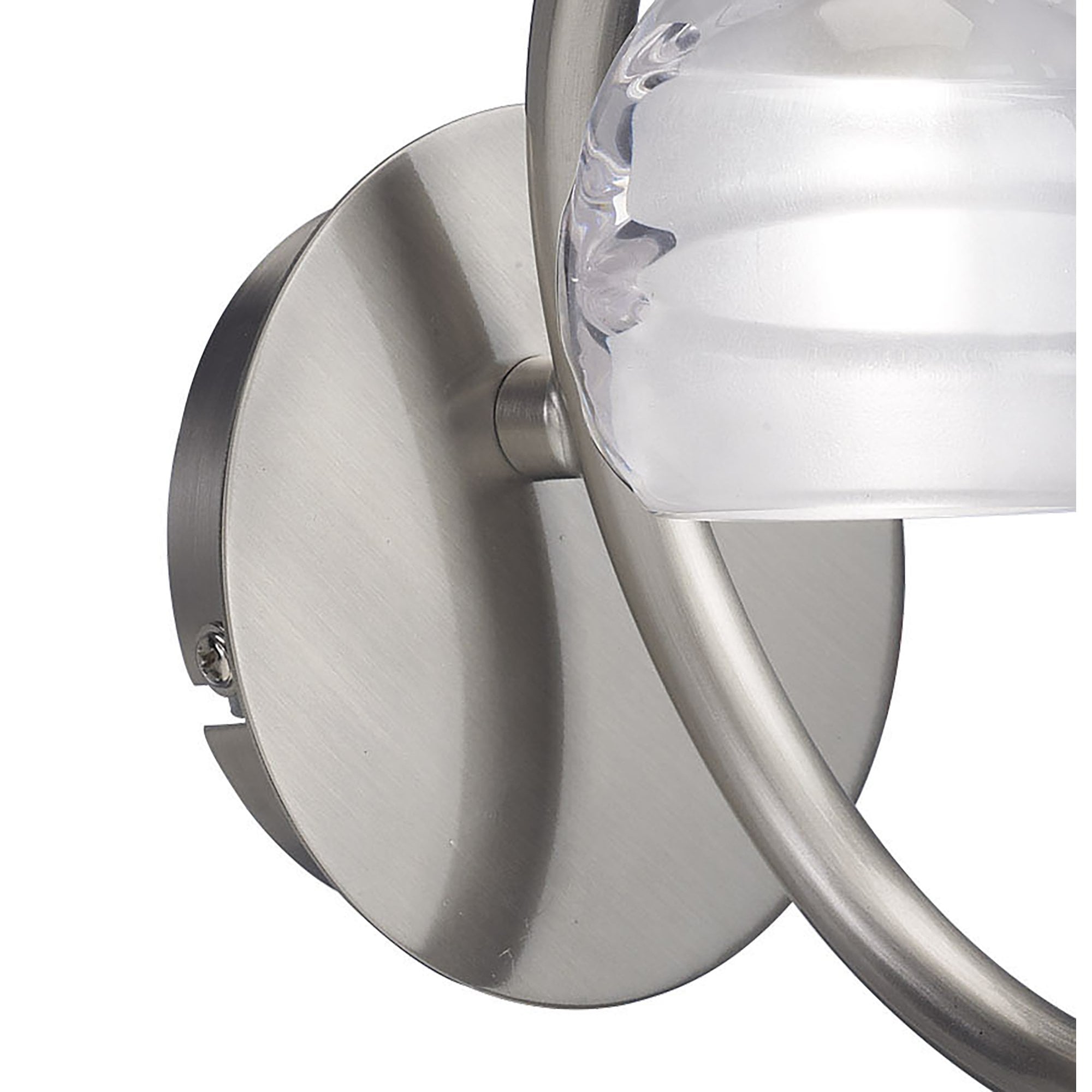 Loop Wall Lamp Switched 1 Light G9 ECO, Satin Nickel