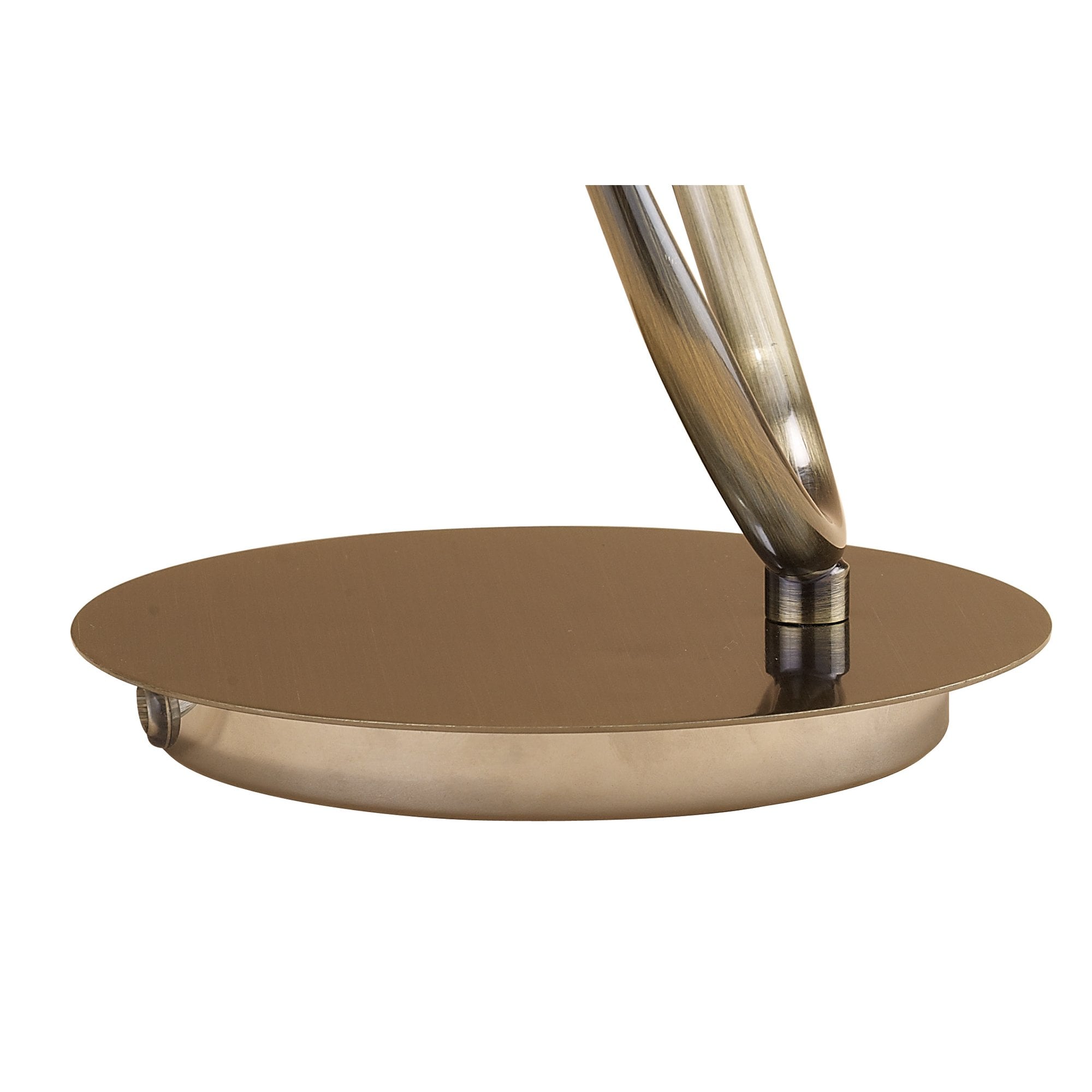 Loop Table Lamp 1 Light G9 ECO, Antique Brass