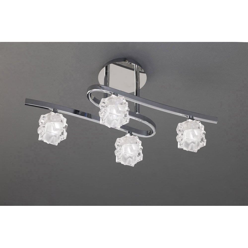 Ice Ceiling 4 Light G9 ECO, Polished Chrome