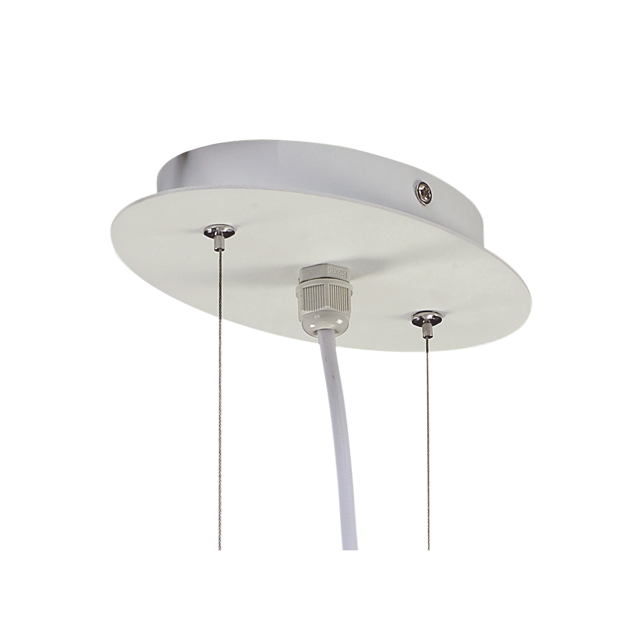 Ufo Pendant 6 Light E27 Indoor, Matt White/Opal White