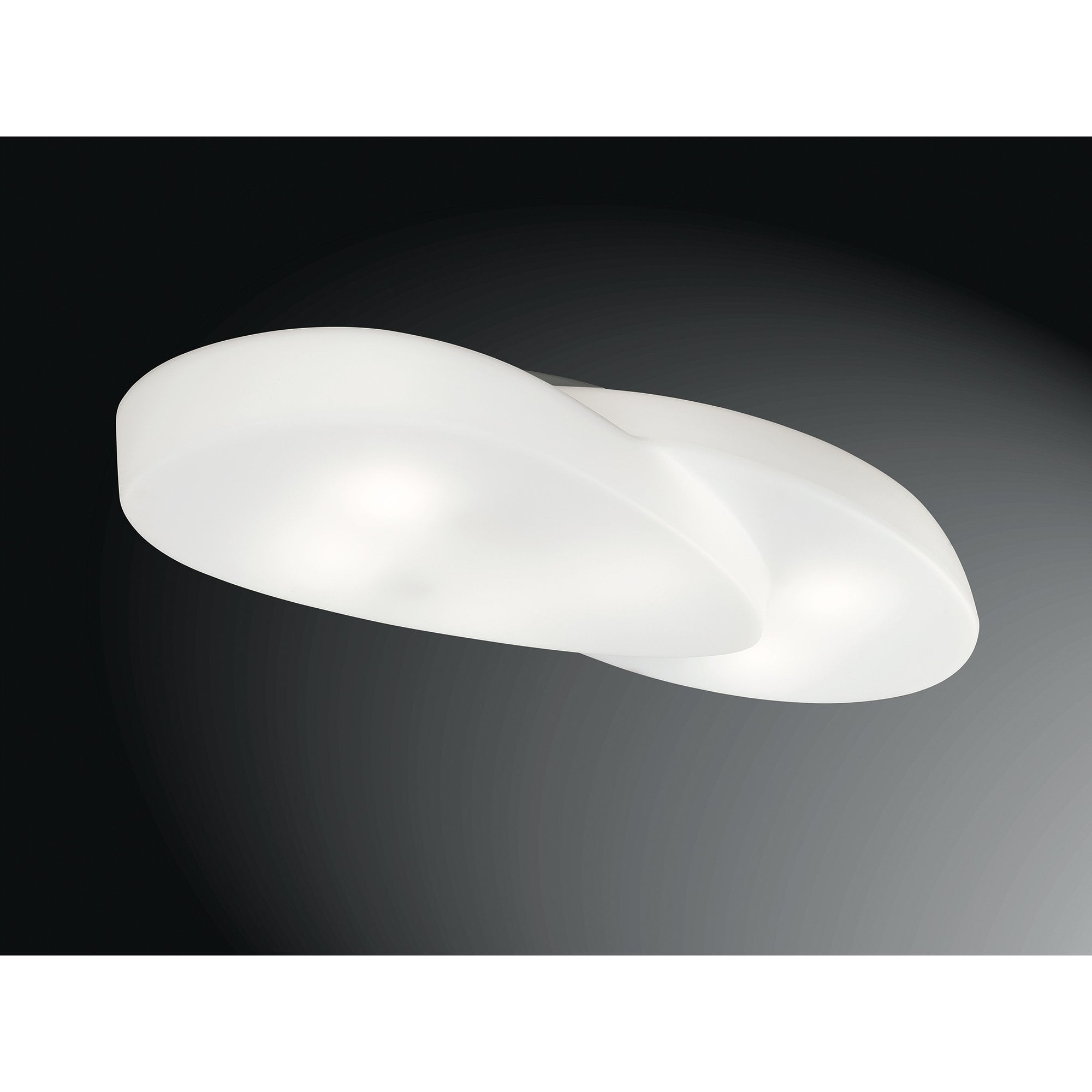 Ufo Ceiling 6 Light E27 Outdoor IP44, Matt White/Opal White