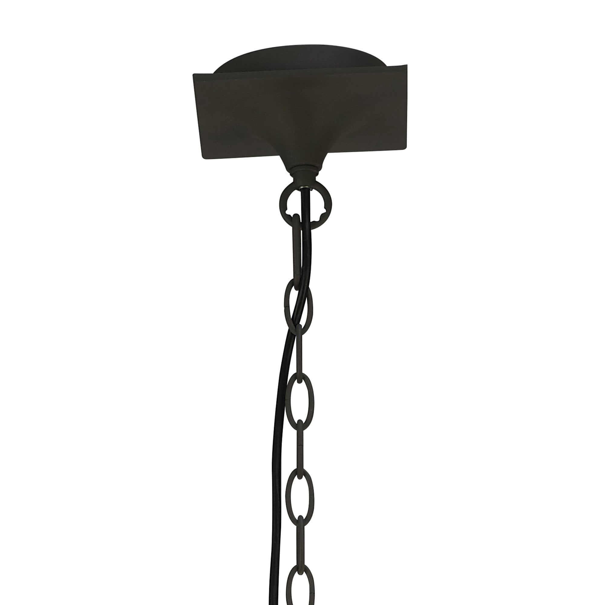 Lua Pendant 2 Arm 4 Light E27, Ash Grey With Ash Grey Shades