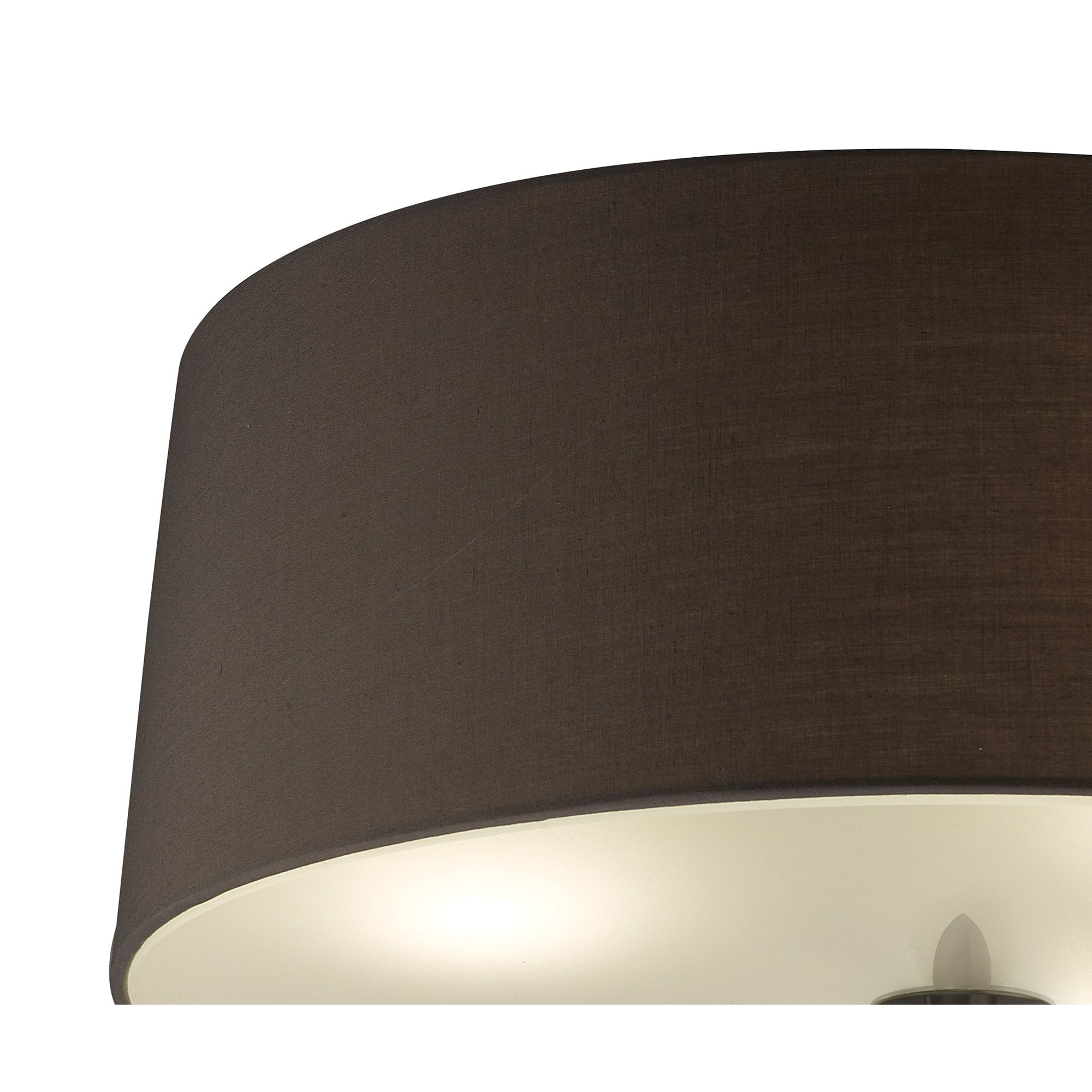 Lua Ceiling 3 Light E27, Ash Grey With Ash Grey Shade