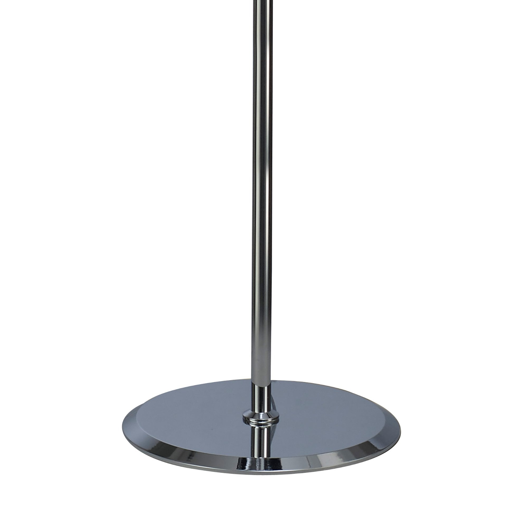 Miss Floor Lamp 3 Light E27, Gloss Black/Polished Chrome