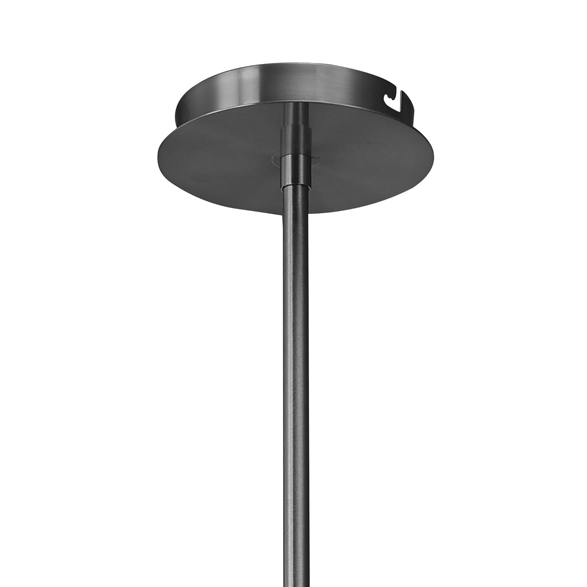 Iku Telescopic Semi Flush Convertible 6 Light G9, Satin Nickel