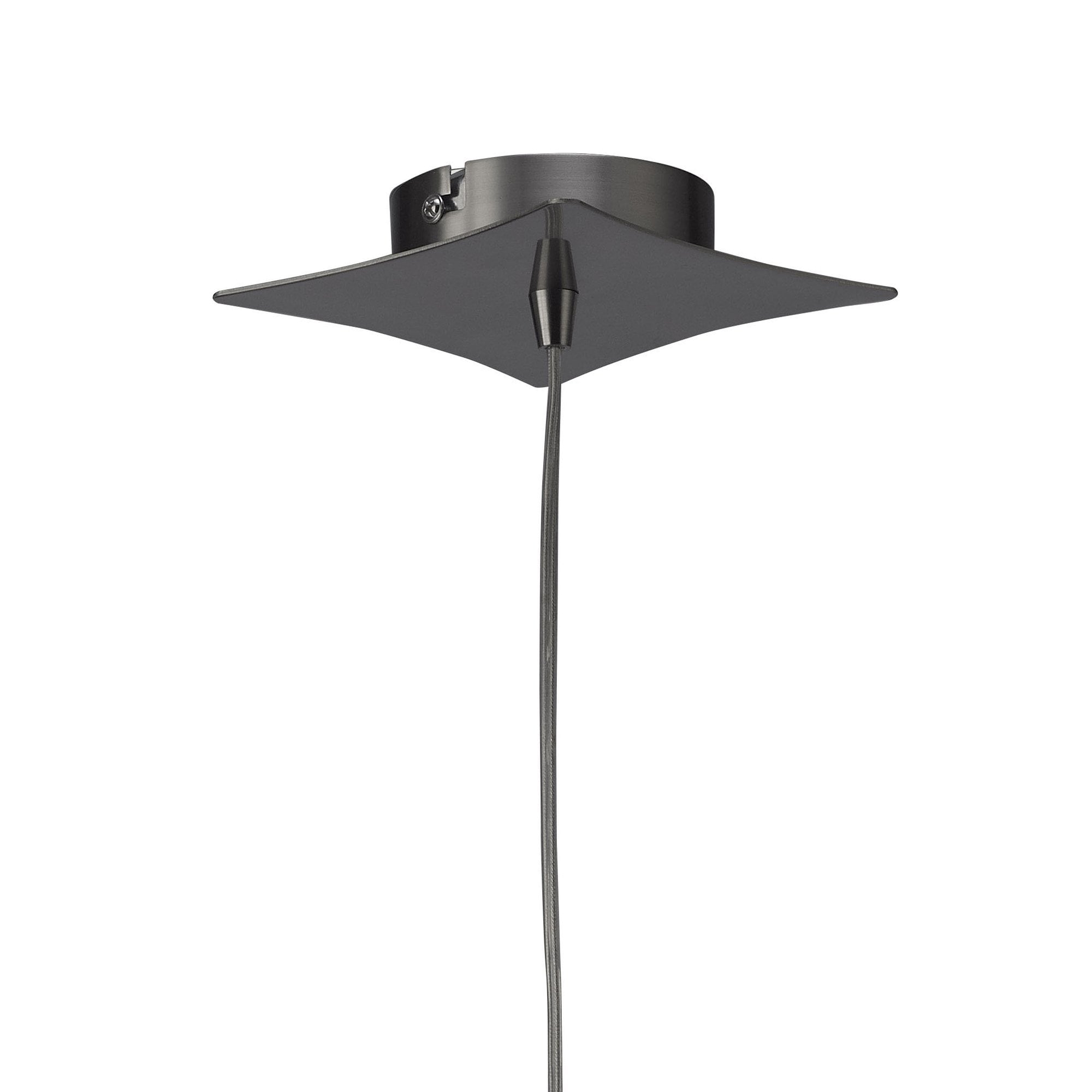 Iku Pendant 1 Light G9, Satin Nickel