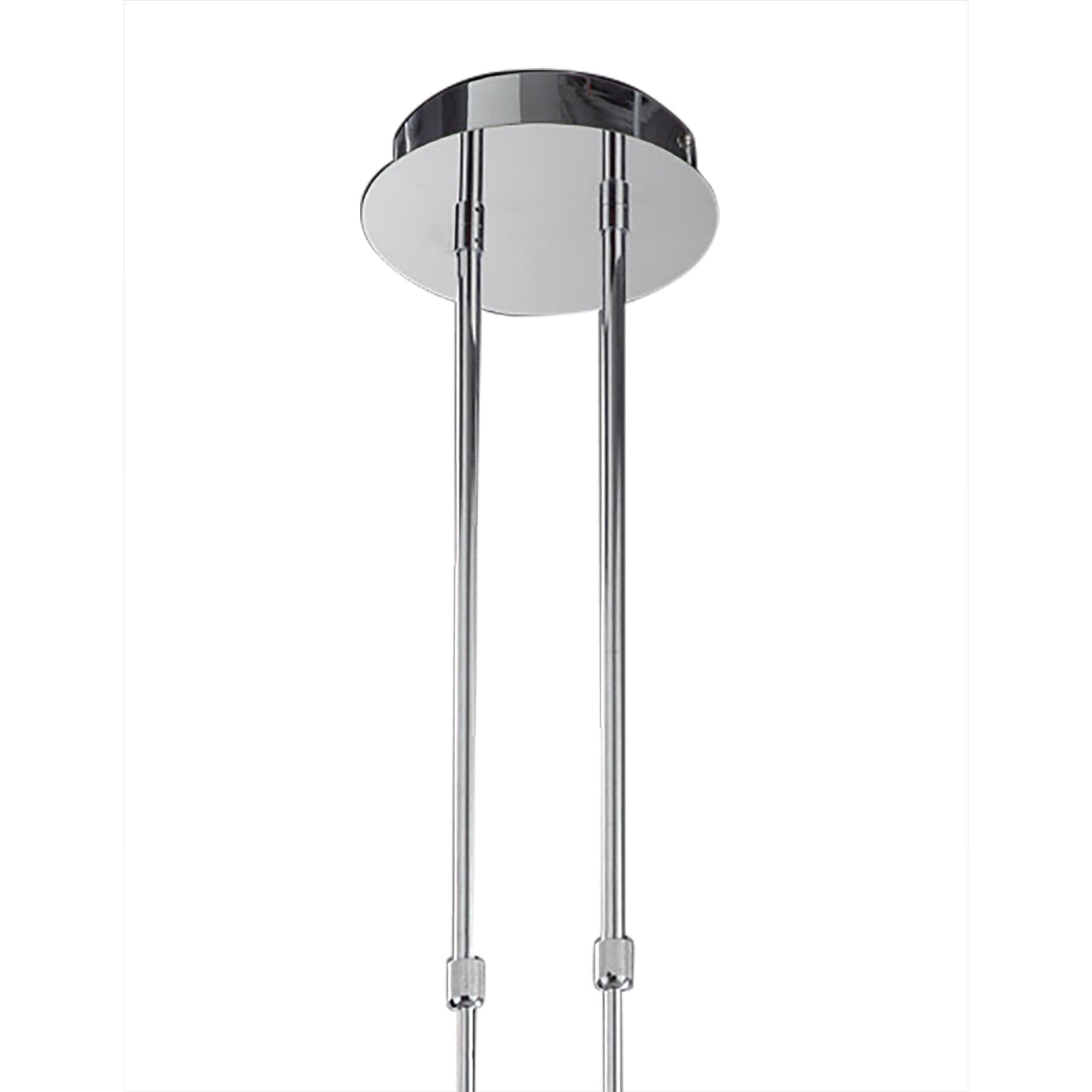 Mistral Telescopic 36W LED Round 3000K, 3240lm, Polished Chrome/Frosted Acrylic, 3yrs Warranty