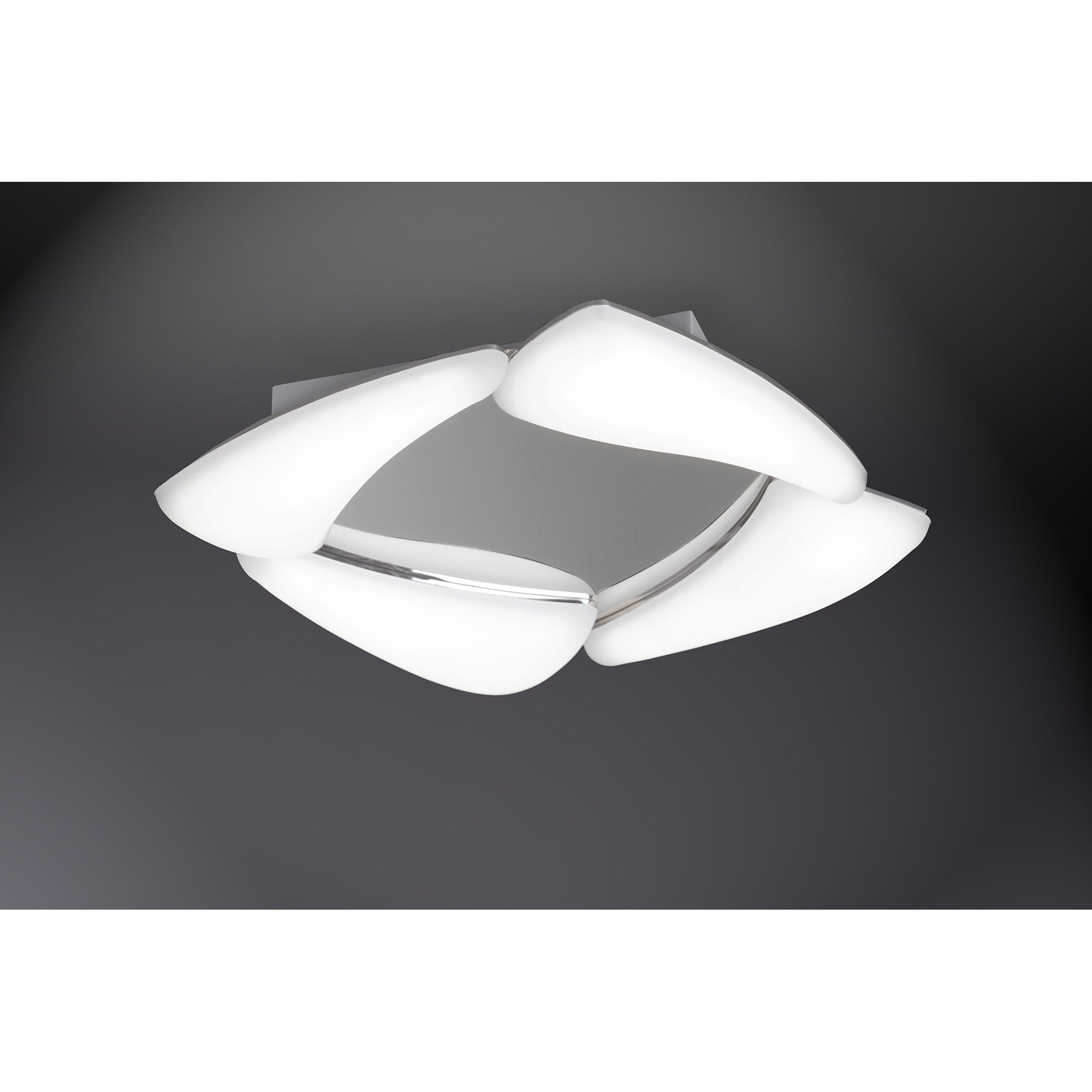 Mistral Ceiling 24W LED 3000K, 2160lm, Polished Chrome/Frosted Acrylic, 3yrs Warranty