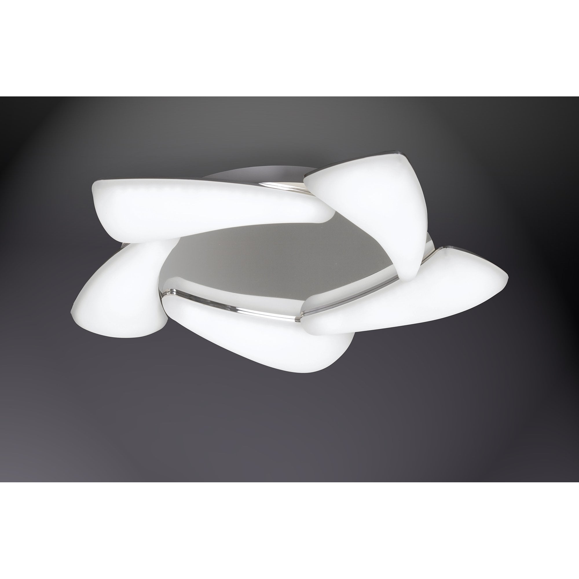 Mistral Ceiling 30W LED 3000K, 2700lm, Polished Chrome/Frosted Acrylic, 3yrs Warranty