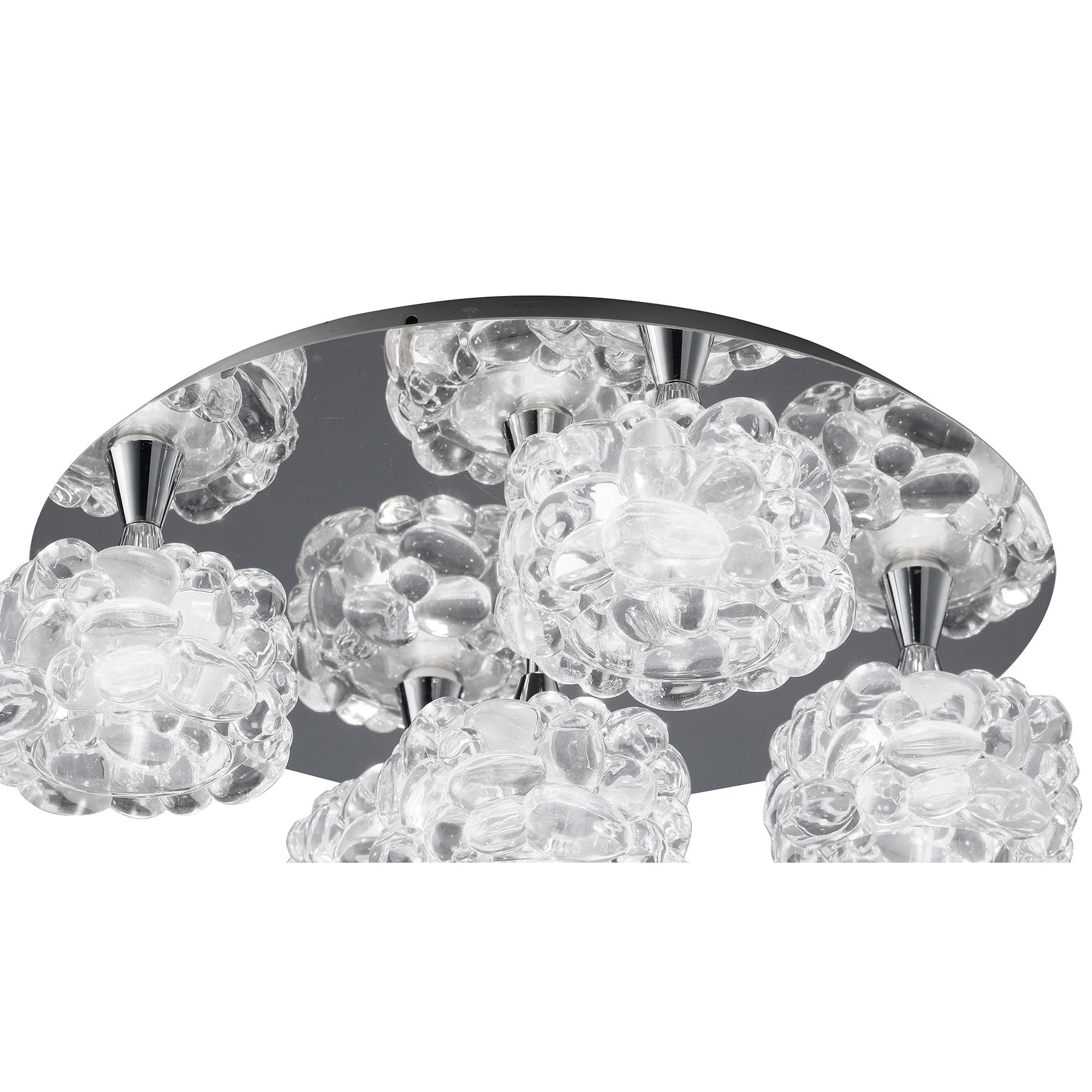 O2 Ceiling 5 Light G9, Polished Chrome