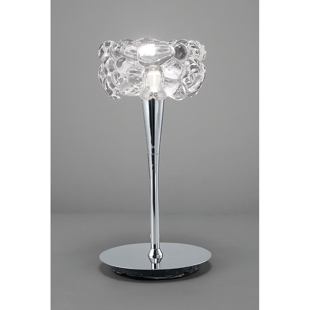 O2 Table Lamp 1 Light G9, Polished Chrome