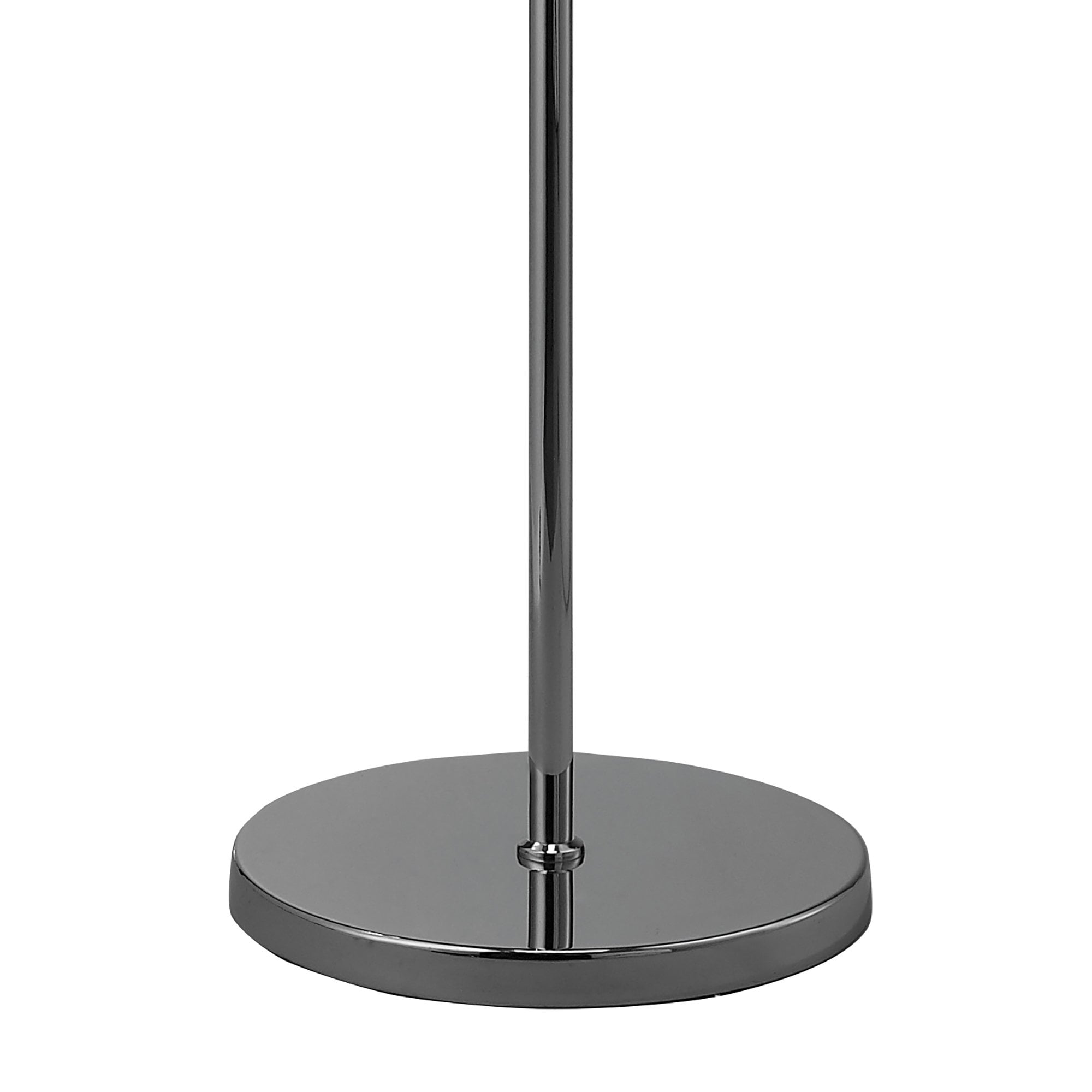 O2 Floor Lamp 1 Light E27, Polished Chrome