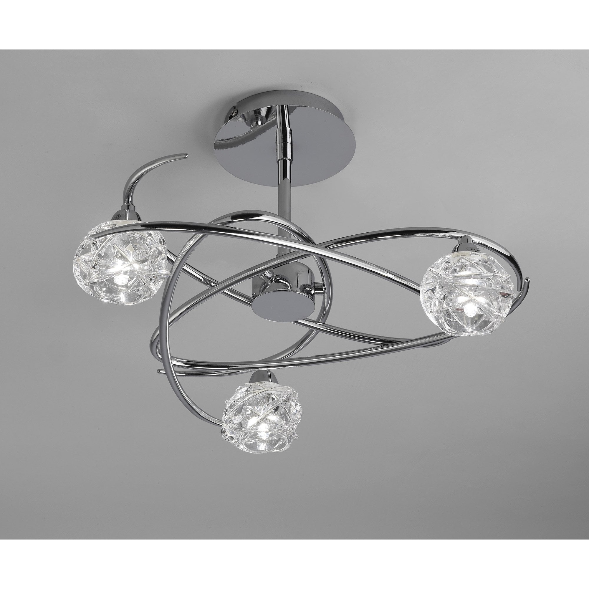 Maremagnum Ceiling 3 Light G9, Polished Chrome