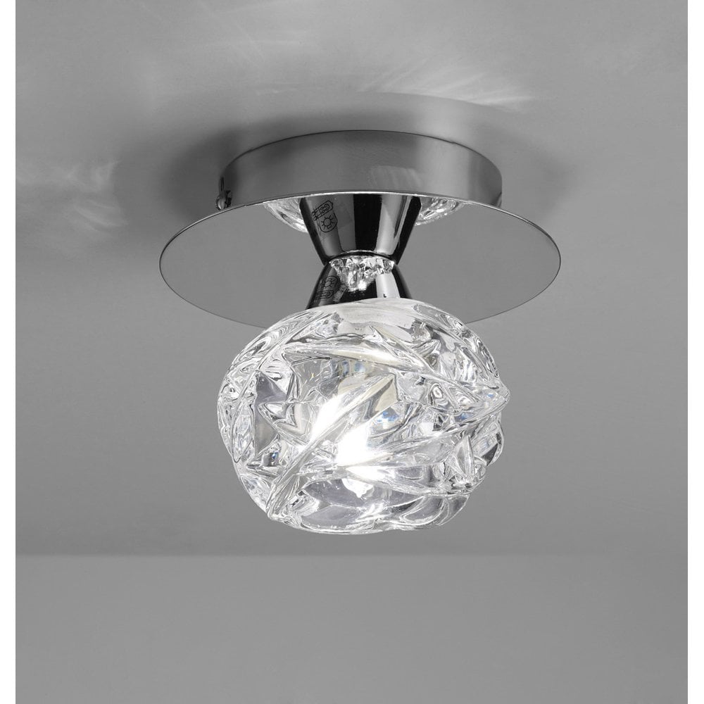 Maremagnum Ceiling 1 Light G9, Polished Chrome