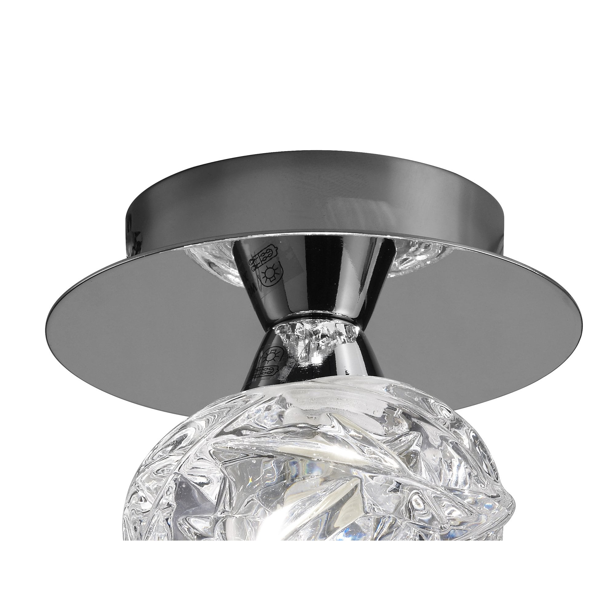 Maremagnum Ceiling 1 Light G9, Polished Chrome