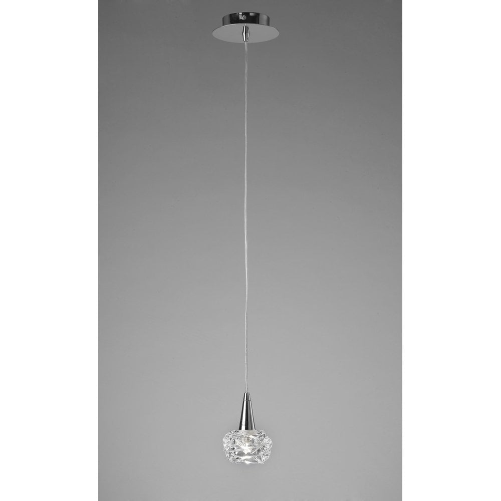 Maremagnum Pendant 1 Light G9, Polished Chrome