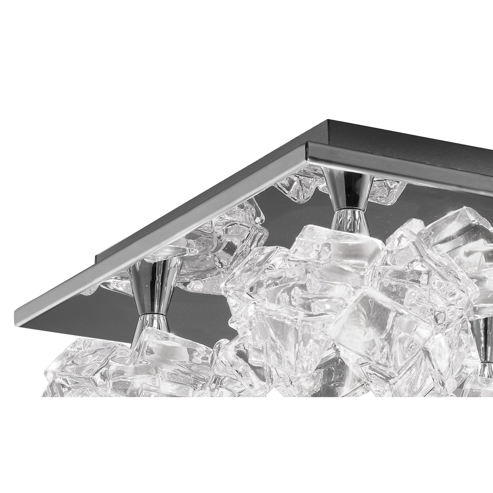 Artic Ceiling 4 Light G9 Square, Polished Chrome