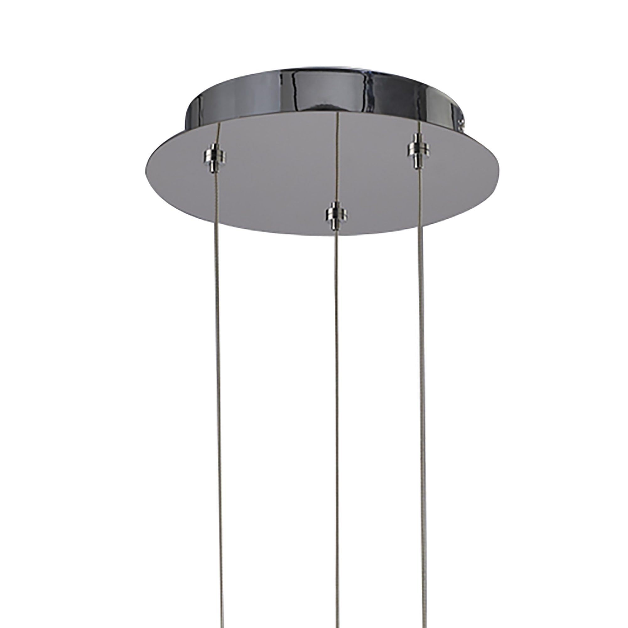 Knot Pendant 36W LED 3000K, 3600lm, Gloss White/White Acrylic/Polished Chrome, 3yrs Warranty