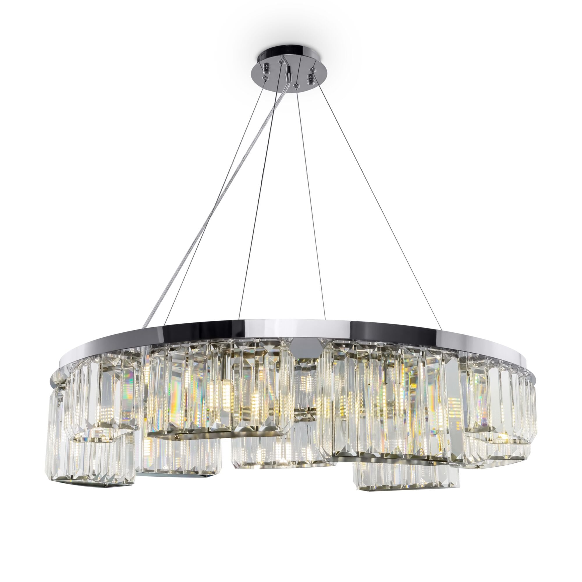 Modern Colline Chrome Pendant Lamp