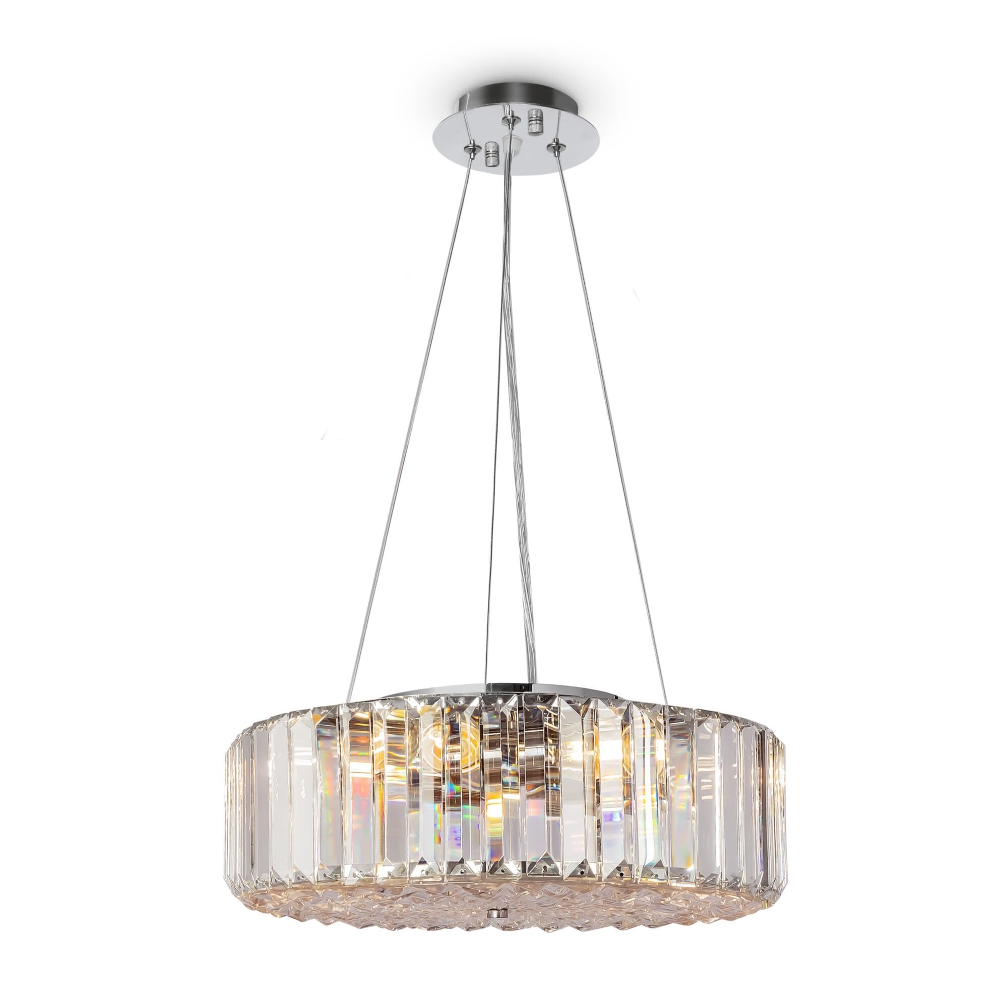 Modern Recinto Chrome Ceiling Lamp