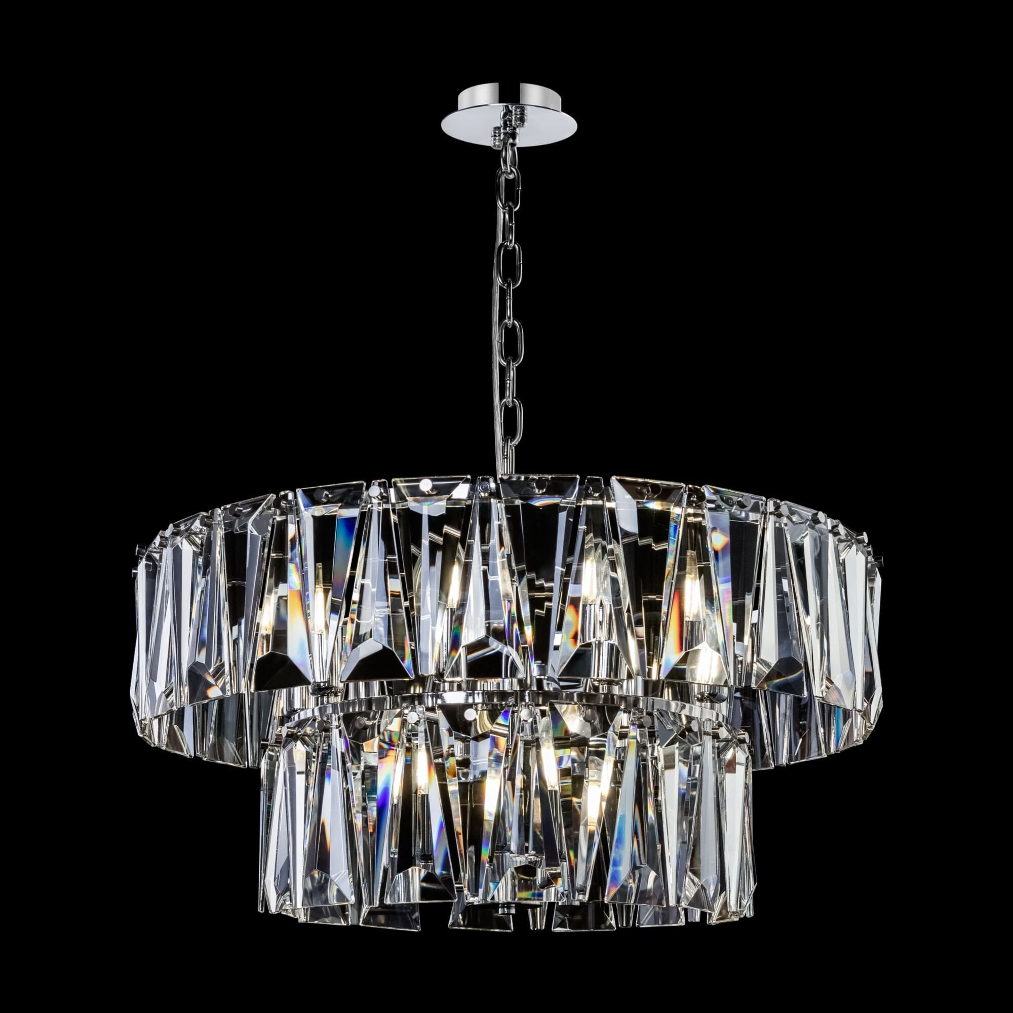 Modern Puntes Chrome Pendant Lamp