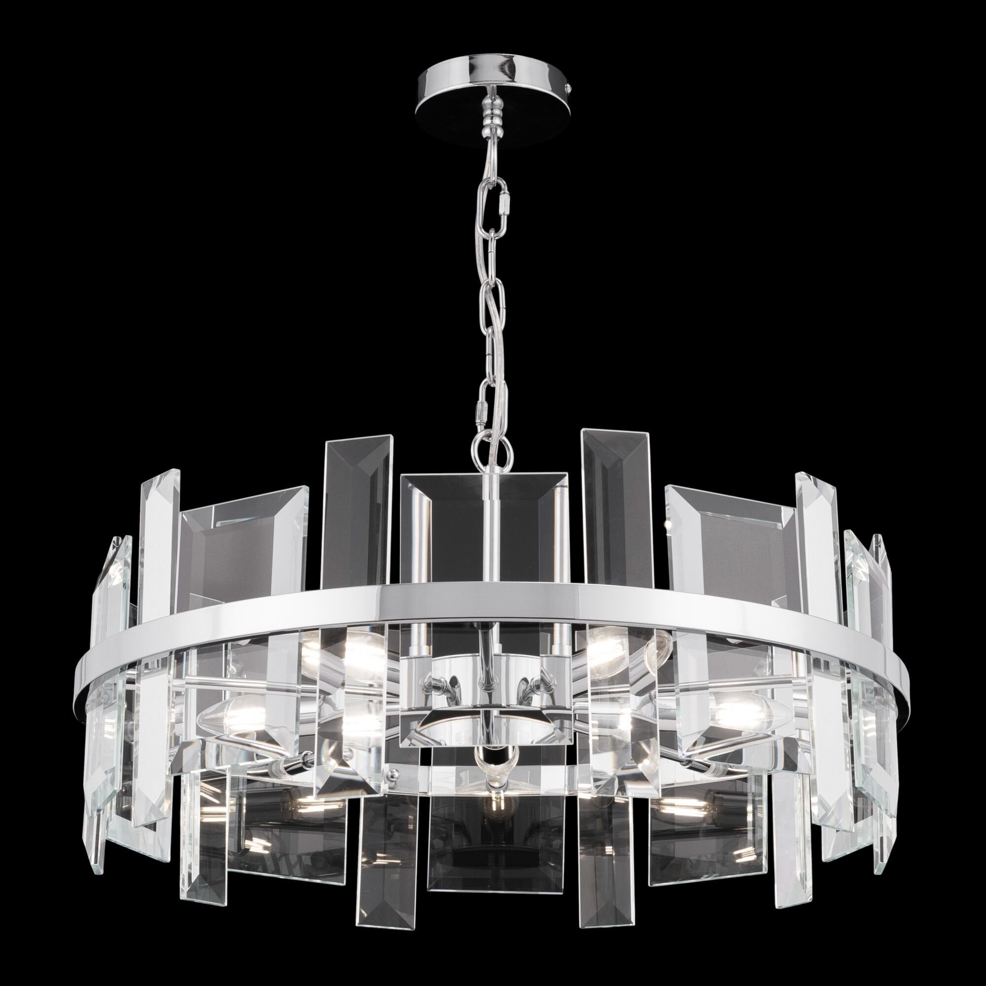 Modern Cerezo Chrome Pendant Lamp