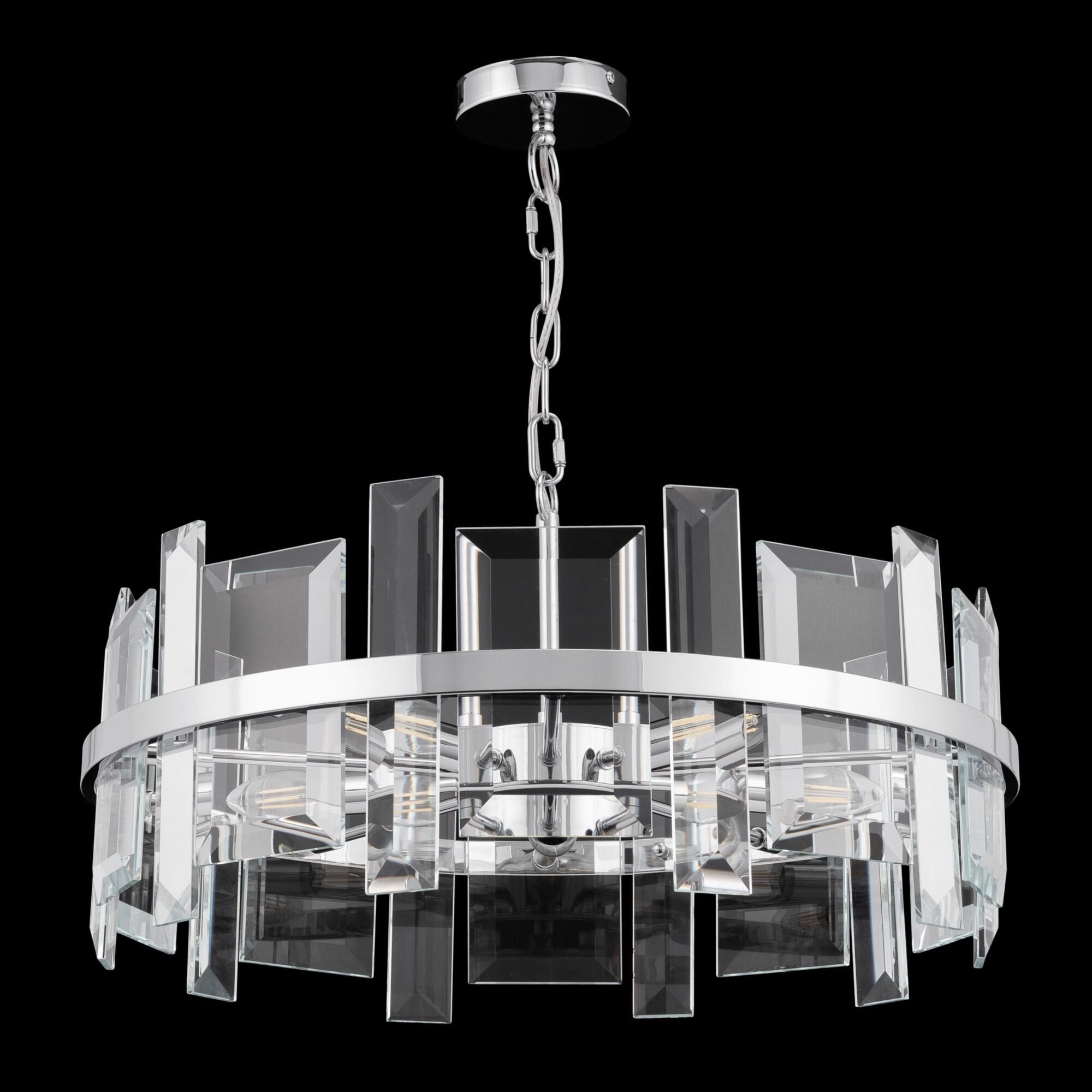 Modern Cerezo Chrome Pendant Lamp