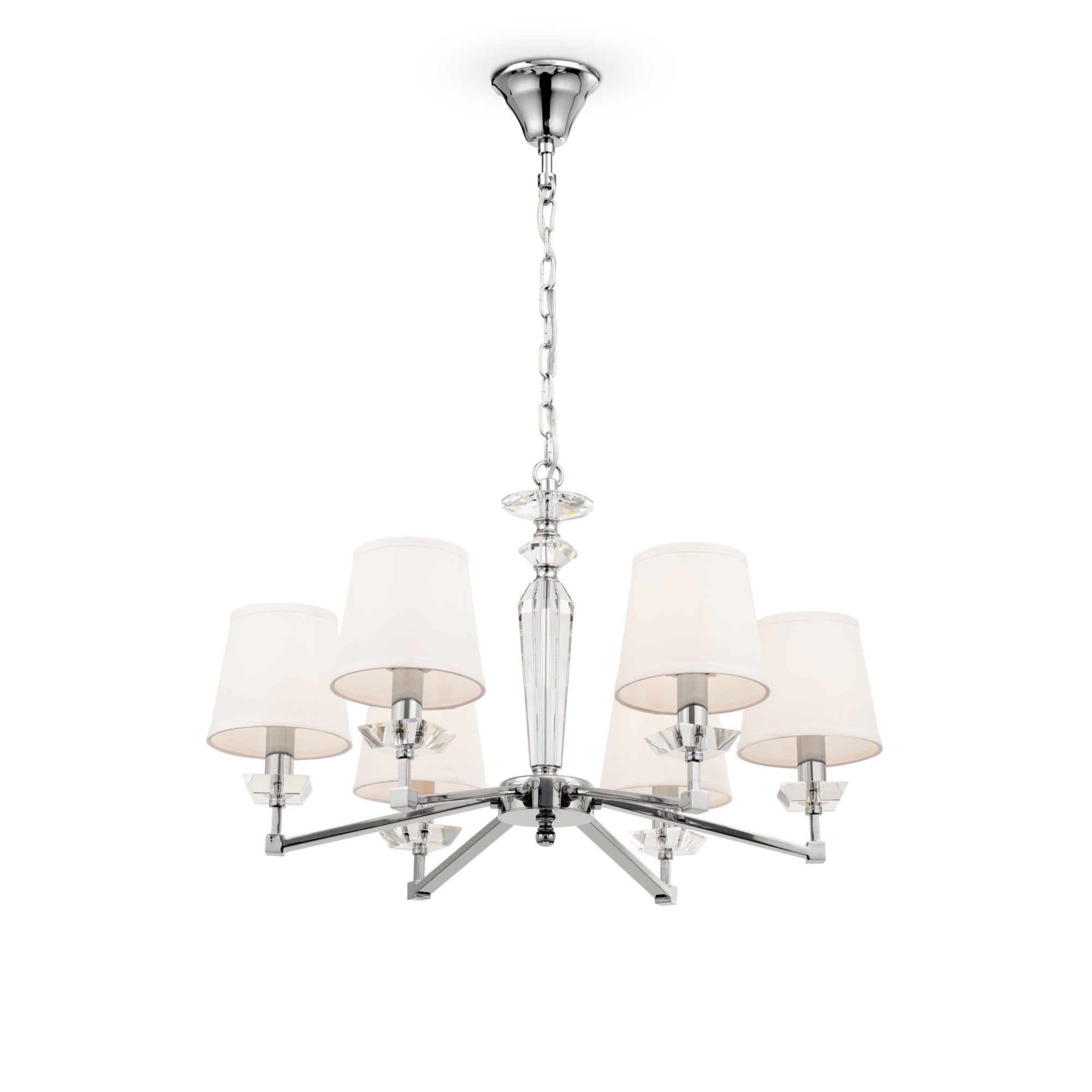 Neoclassic Beira Nickel Chandelier