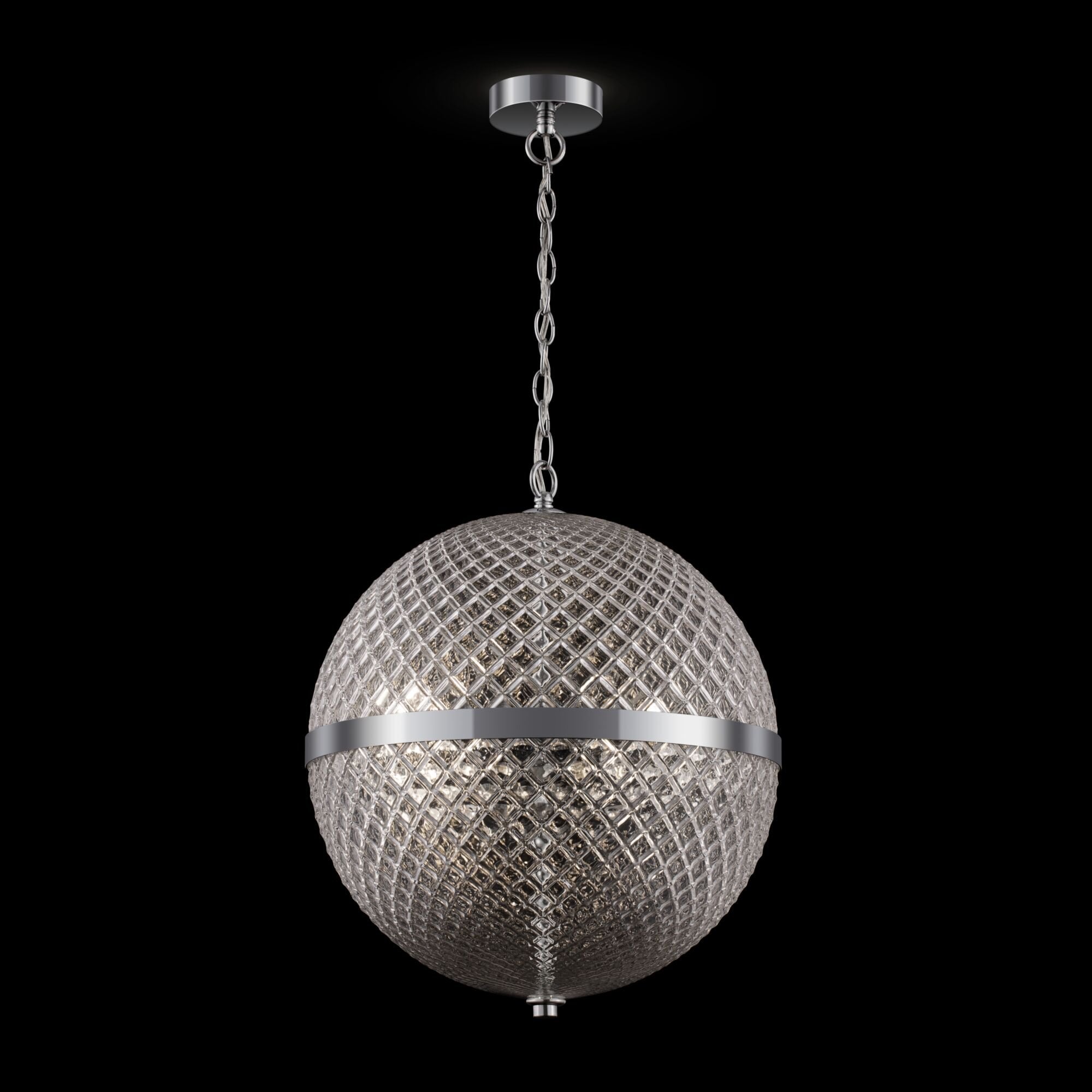 Neoclassic Yonkers Chrome Pendant Lamp