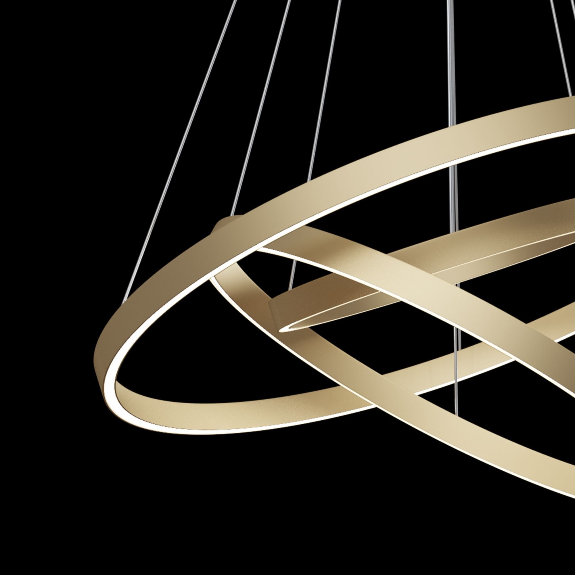 Technical Rim Brass Pendant Lamp