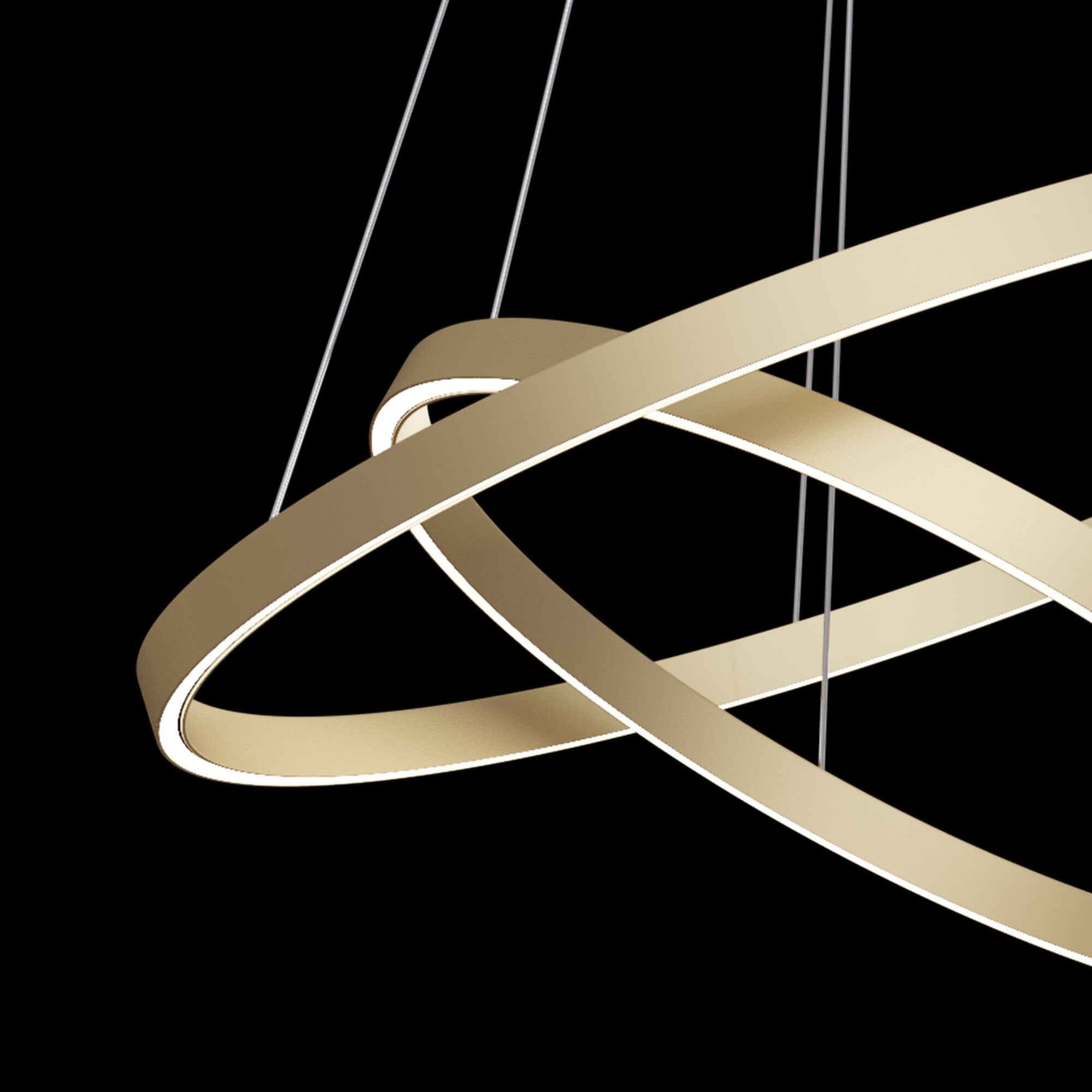 Technical Rim Brass Pendant Lamp